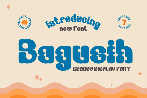 Bagusih: A Retro Display Font for Editorial Impact