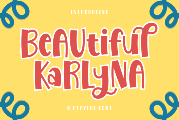 Beautiful Karlyna: A Playful Display Typeface for Branding
