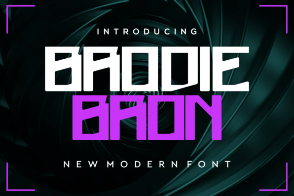 Brodie Bron: A Modern Display Font for Makers