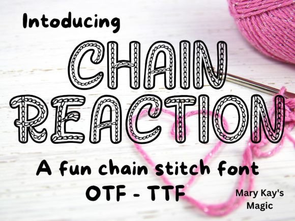 Chain Reaction Font: Elevate Your Handmade Brand Identity
