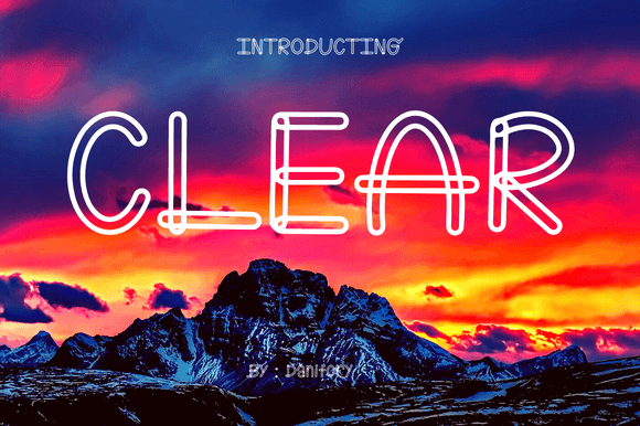 Clear: A Modern Display Font for Editorial Design