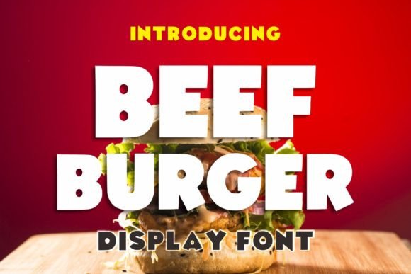 Designing Bold Headlines with the Beef Burger Typeface