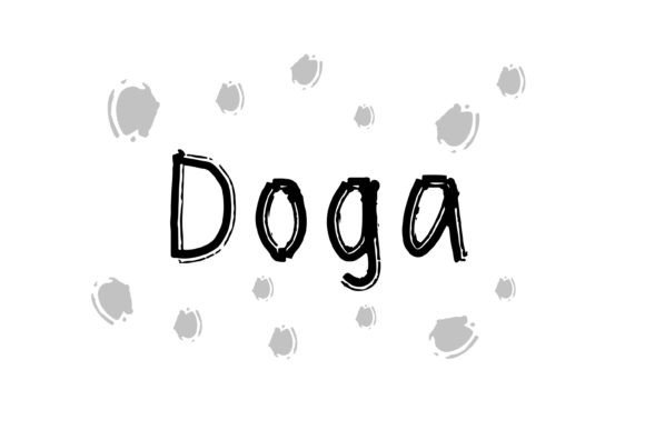 Doga: A Creative Display Font for Editorial Design