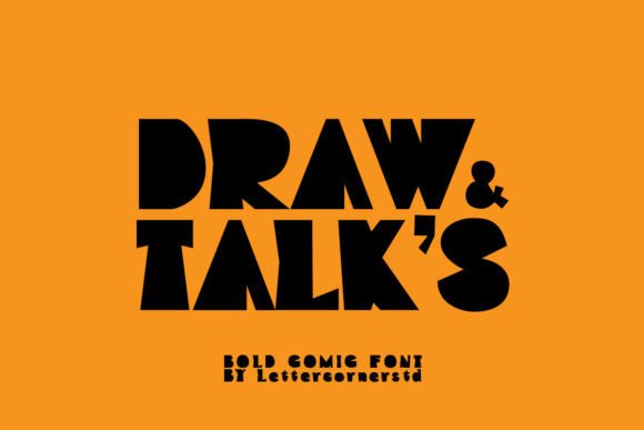 Draw and Talks: The Perfect Display Font for Crafters