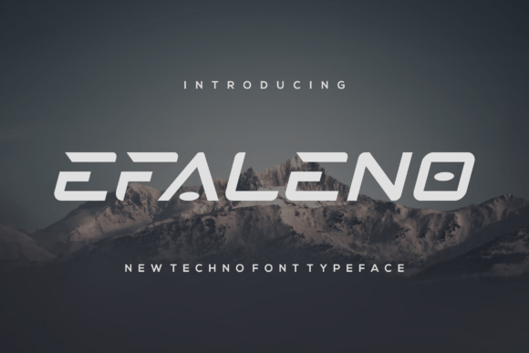 Efaleno: A Bold Display Font for Editorial Impact