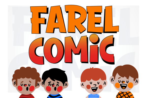 Farel Comic: A Playful Display Font for Bold Branding