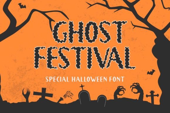 Ghost Festival: A Spooky Display Font for Halloween Design