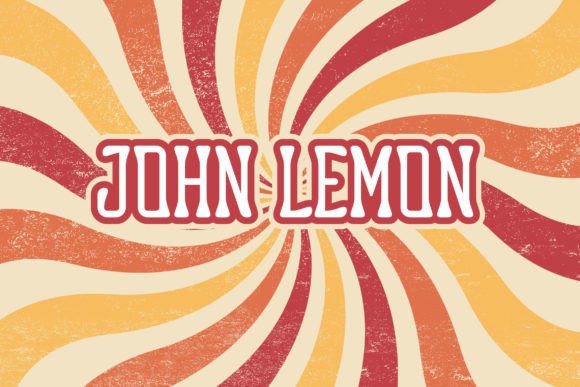 John Lemon: A Groovy Display Font for Retro Makers