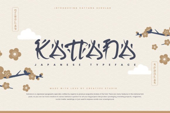 Kattana: The Japanese Display Font for Web Impact