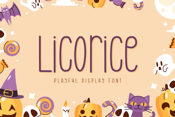 Licorice Display Font for Playful Branding and Logos