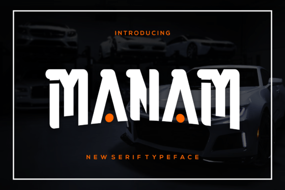 Manam: A Modern Display Font for Editorial Design