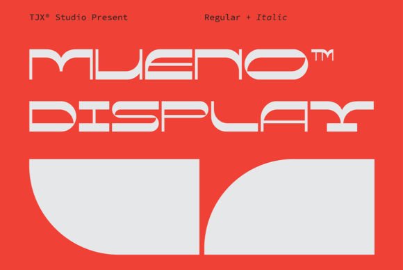 Mueno: A Modern Retro Display Font for Makers