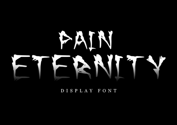 Pain Eternity: A Scary Display Font for Bold Branding