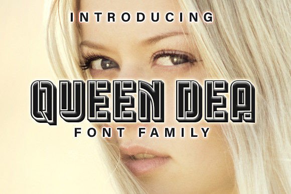Queen Dea: A Bold Display Font for Modern Web Design