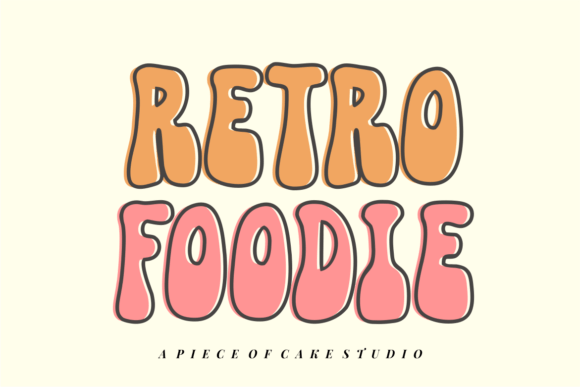 Retro Foodie: A Playful Display Font for Web Design