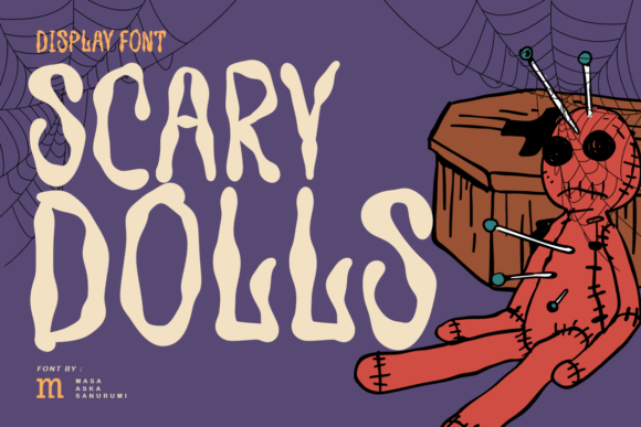 Scary Dolls: A Spooky Display Font for Crafters