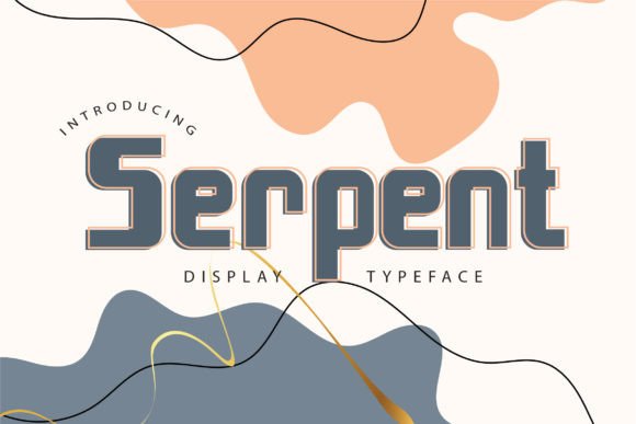 Serpent: A Modern Display Font for Bold Brand Identity