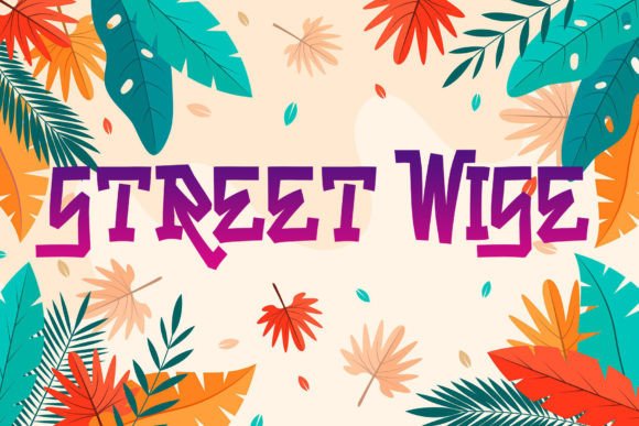 Street Wise: A Bright Display Font for Summer Web Design