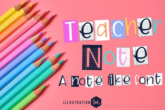 Teacher Note: The Perfect Handwritten Display Font for Makers