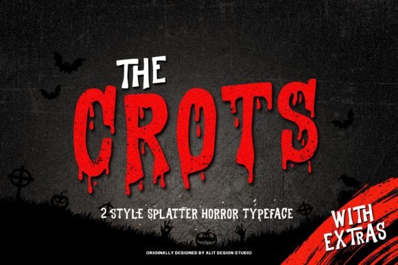 The Crots: A Scary Display Font for Bold Branding