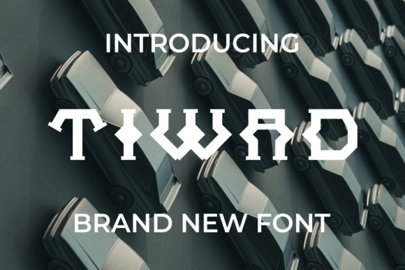 Tiwad: A Modern Display Font for Editorial Design