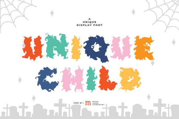 Unique Child: A Spooky Display Font for Bold Branding