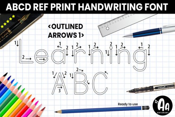 Using Abcd Ref Outlined Arrows1 for Clear Brand Identity